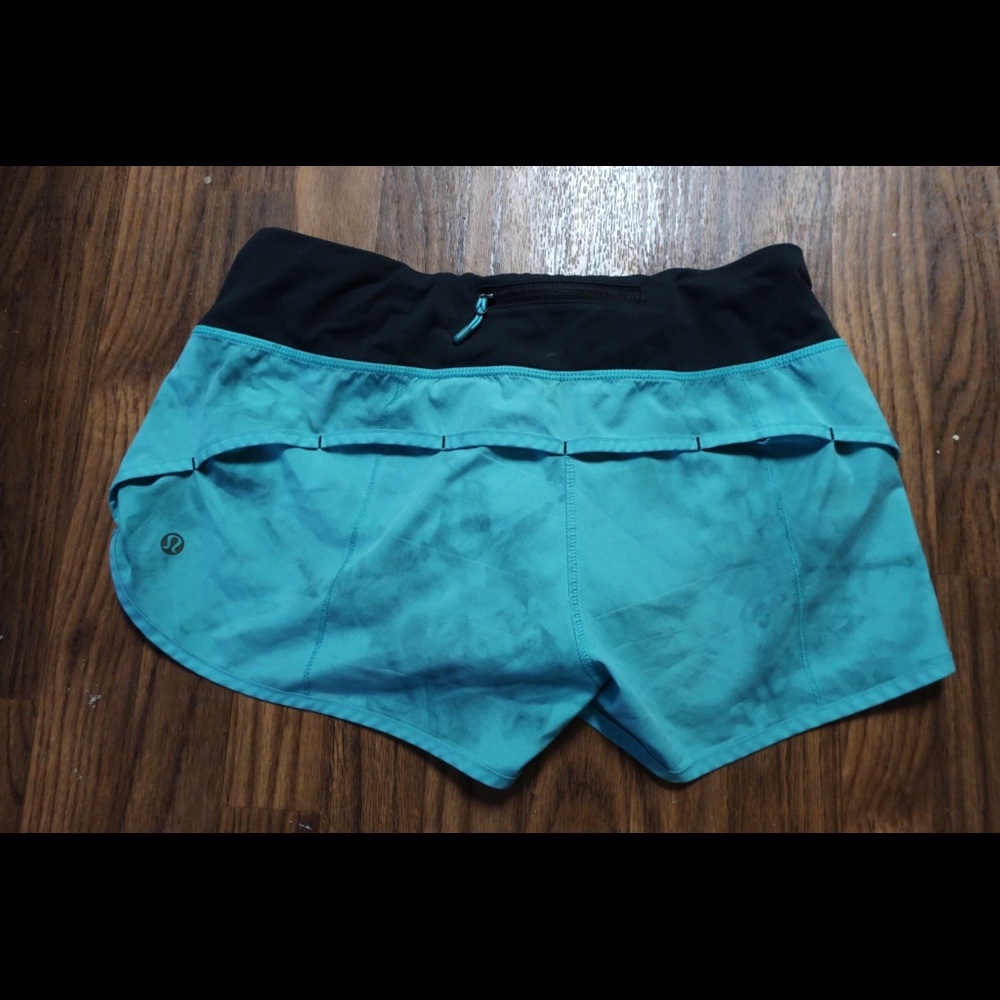 Lululemon Blue Speed Up Shorts 6